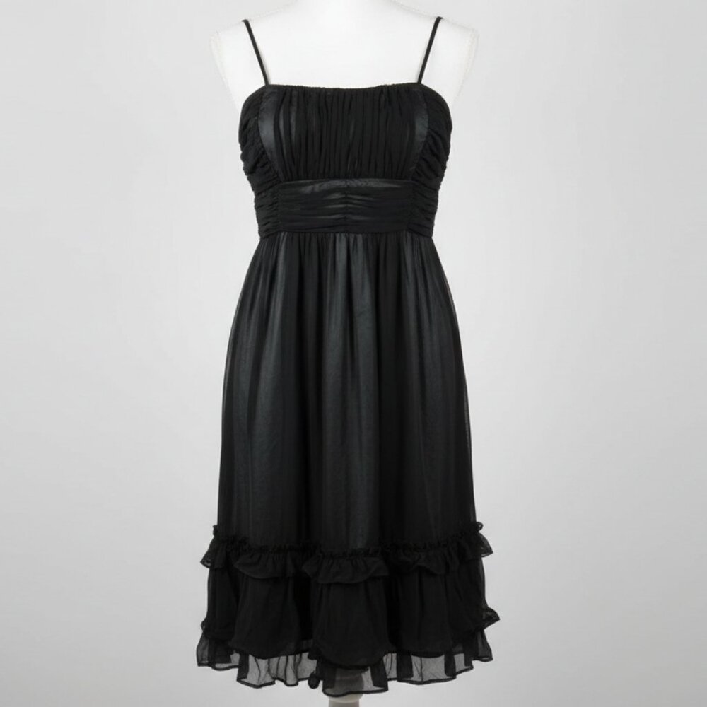 Whimsigoth Gown Size 14 Goth Mob Wife  Black Evening Mesh
